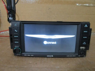 07-14 Dodge Grand Caravan Radio CD Player Information Screen Receiver 05064879 - Image 1 of 4