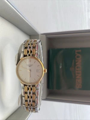 Longines Ladies Gold Tone Quartz Dress Watch Wotking Order - Image 1 of 4