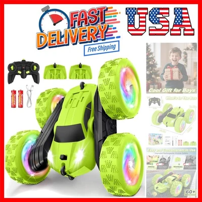 Remote Control Car, Stunt RC Cars, 2.4GHz Double Sided 360° Flips RC Crawler,... - Image 1 of 4
