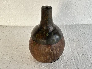 An Old Rich Patina Coconut Shell unico vassoio cenere / Loban Dani, da collezione - Foto 1 di 13