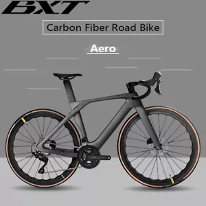 Carbon Rennrad Scheibenbremse Hydraulisch 24 Gänge Superleicht Carbon Road Bike - Bild 1 von 28