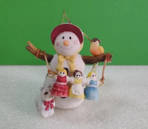 Bradford PLAY MATES Snow Family and Friends Snowman Ornament - Picture 1 of 4