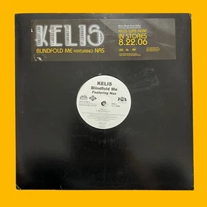 Kelis Blindfold Me Featuring Nas 12" Vinyl Record Promo Single - Picture 1 of 5