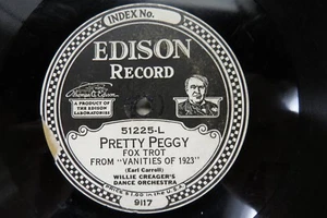 Willie Creager's Orchestra - EDISON 51225 - Pretty Peggy - Fox trot - Imagen 1 de 2
