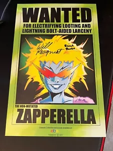 NYCC 2022 SLAM-GIRL Signed Poster 1st Appearance EVER Print ZAPPERELLA Exclusive - Bild 1 von 6