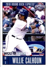 2018 Round Rock Express Choice 4 Willie Calhoun Vallejo California Baseball Card