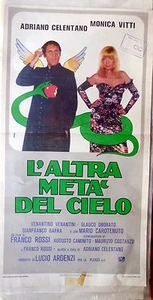locandina playbill L'altra metà del cielo CELENTANO VITTI MONICA CINEMA COMMEDIA - Picture 1 of 1