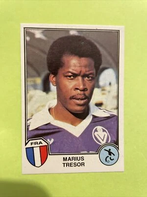 Original 1982 Image Sticker Panini Superstars Football Marius Trésor - Photo 1/2