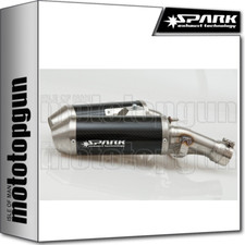 SPARK 2 EXHAUSTS ROUND HOMOLOGATED CARBON DUCATI HYFORMOTARD 796 2011 11 2012 12