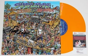 SUBLIME SIGNED MEETS SCIENTIST MAD PROFESSOR EP VINYL RECORD LP JAKOB +JSA COA - Picture 1 of 3