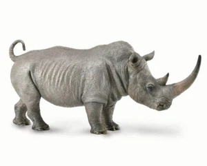CollectA NEW * White Rhinoceros * 88852 Rhino Wildlife Model Toy Figurine - Picture 1 of 10