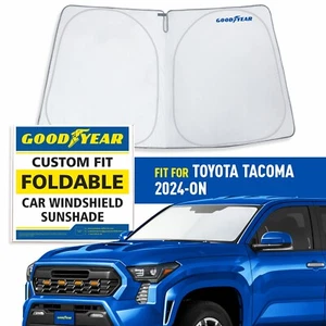 Front Auto Windshield Cover Car Windshield Sun Shade for 2024-2026 Toyota Tacoma - Bild 1 von 8