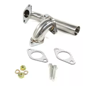 35mm/38mm Turbo External Wastegate Dump Tube Pipe Elbow Adaptor Stainless Steel - Imagen 1 de 6