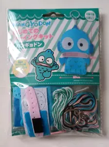 Sanrio Hangyodon First Sewing Kit Bear DIY Plush Key chain Kawaii NEW Japanese - Picture 1 of 19