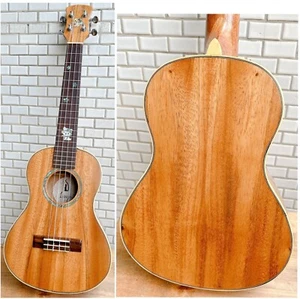 Solid Acacia Koa Tenor Ukulele,cat MOP Abalone inlay UKT142 - Picture 1 of 16