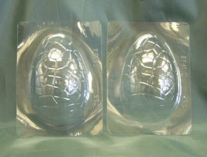 2 LARGE (5.5 inch) EASTER EGG CHOCOLATE MOULDS /MOLDS decorating. Made in the UK - Picture 1 of 1