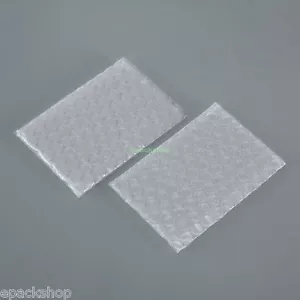 20 Clear Bubble Envelopes Cushioning Pack Bag 4" x 5"_105 x 125mm_Flat Open Top - Picture 1 of 12