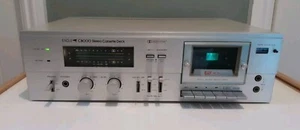 Eagle C8000 Stereo Cassette Deck Silber Vintage Player Retro - Bild 1 von 9