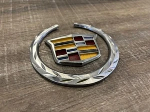 2009-Up Cadillac Escalade SRX Trunk Emblem PAIR - Picture 1 of 4