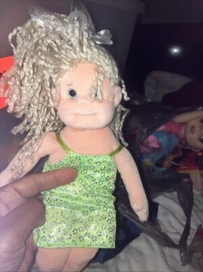 Ty Teenie Beanie Boppers "GLITZY GABBY" Soft Plush Toy Girl Posable - Picture 1 of 2