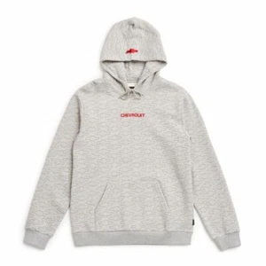 BRIXTON Men's Pullover Hoodie COVERED HOOD - Chevelle Grey - Medium - NWT - Picture 1 of 3