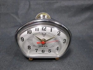 VINTAGE RETRO CHINA DOVE WINDUP MECHANICAL DESK CLOCK - Picture 1 of 8
