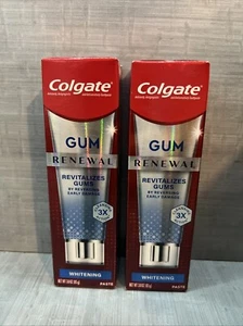 Colgate RENEWAL Revitalizes Gums Whitening Restoration Cool Mint Paste Pack Of 2 - Picture 1 of 2