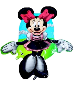 Disney Minnie Dirndl Globo de Lámina 28 pulgadas JUMBO Mylar Globo Niños y Niñas Fiesta - Imagen 1 de 1