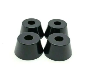13/16" Tall x 1 1/2" Wide Round Rubber Bumper Equipment Feet Guitar Amp Machines - Picture 1 of 8