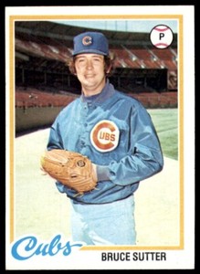1978 Topps #325 Bruce Sutter Cubs EX-EXMINT *388