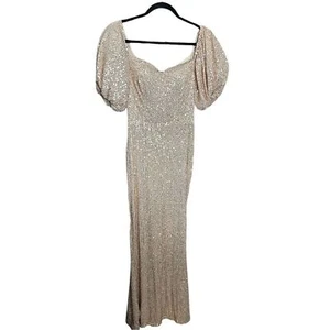 Fashion Nova God's Gift Sequin Maxi dress Size Medium - Picture 1 of 15