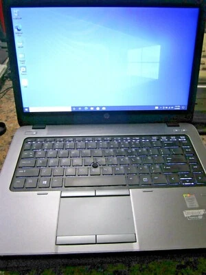 HP EliteBook 840 G1 Laptop Core i7 2.1 GHz 8GB RAM 500GB SSD Win 10 Pro - Image 1 of 4