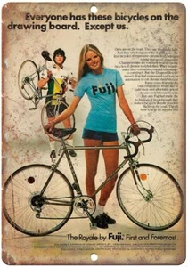 Fuji Royale Cycle Bicycle Ad Reproduction Metal Sign B216 - Picture 1 of 2