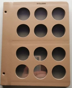 Pagina para album Dansco. Para 12 monedas de 38,1 cm. de diametro. - Imagen 1 de 2