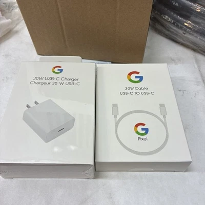 Google 30W USB-C Charger & 30W Cable USB-C To USB-C - Image 1 of 2