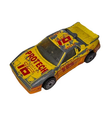 Vintage 1985 Matchbox Superfast SF19 Pontiac Fiero Race Car Fire #16 Opened - Image 1 of 4