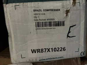 Embraco GE Kühl-/Gefrierkombination KOMPRESSOR, WR87X10226 (NEU) - Bild 1 von 2