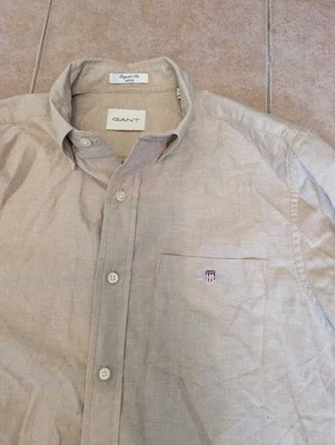GANT Sz-S Men's  Regular Fit oxford shirt mocha - Image 1 of 4