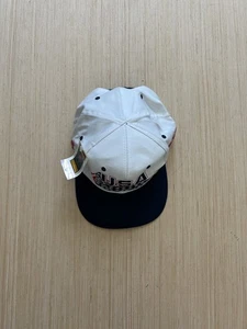 Vintage Logo 7 Atlanta Summer Olympic Games USA Flag Snapback Hat NOS NWT 1996 - Picture 1 of 20