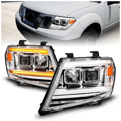 111598 Anzo Headlights Lamps Set of 2  Driver & Passenger Side Left Right Pair Foto 1 de 4