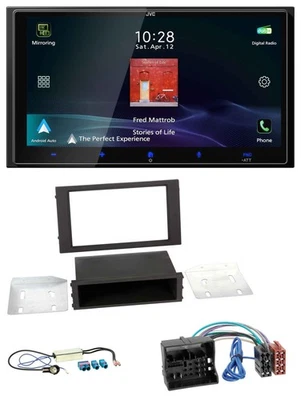 JVC USB Bluetooth 2DIN DAB MP3 Autoradio für Seat Ibiza 2015-2017 schwarz - Bild 1 von 4