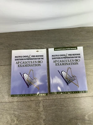 AP Calculus BC Multiple-Choice Free-Response 8th Ed Lederman 2 Book Set - Image 1 of 4