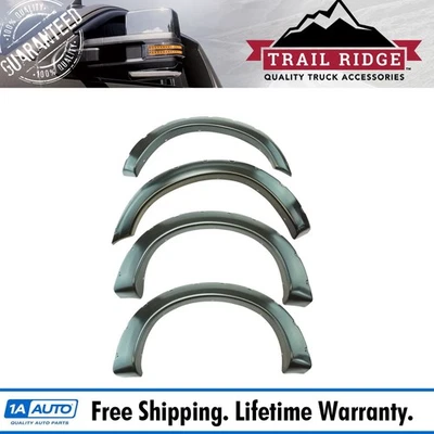 Trail Ridge Fender Flare Kit Bolt On Pocket Rivet Style Smooth Set for Ford SD - Imagem 1 de 4