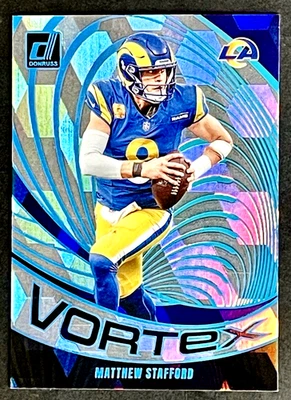 2024 Panini Donruss Matthew Stafford /50 Vortex Cubic #VOR-MST Rams SP — 第 1/2 张图片