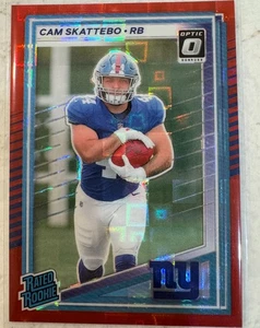 Cam Skattebo 2025 Donruss Optic Preview Red Pandora Rated Rookie #302 Giants NYG - Picture 1 of 2