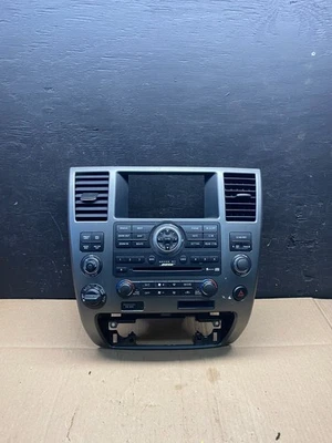 2008 to 2012 Nissan Armada Bose Radio CD Player A/C Climate Control OEM P2026 DG - Image 1 of 4