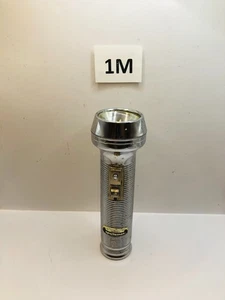 Vintage Ray-O-Vac Sportsman gerippte Premiumqualität Taschenlampe Chrom - Bild 1 von 5