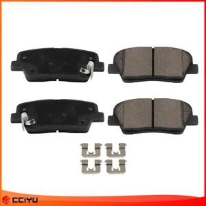Rear Brake Ceramic Pads 4X For 2010-2016 HYUNDAI Santa Fe 2018-2020 GENESIS G80 - Picture 1 of 7