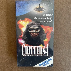 Critters 4 They're Invading Your Space VHS 1992 Screener Promo Tape New Sealed - Picture 1 of 6