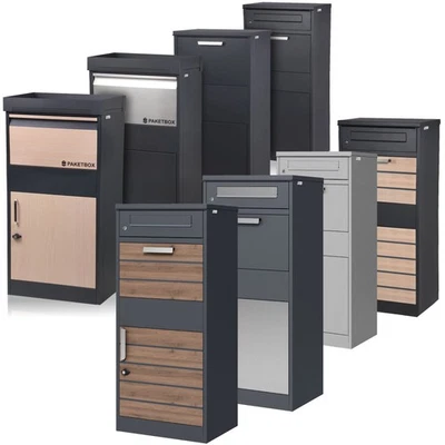 Zelsius Paketbriefkasten, RAL 7016 Anthrazit, Briefkasten Paketkasten Paketbox